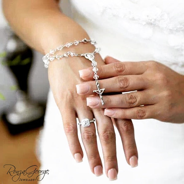 Crystal Rosary Bracelet