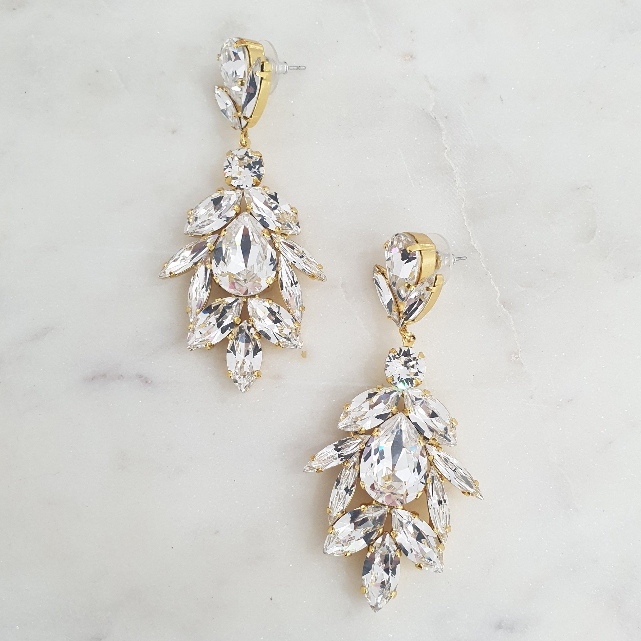Aurora earrings with swarovski elements sale