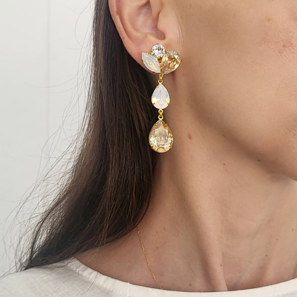 Angie Junior Gold Drop Earrings