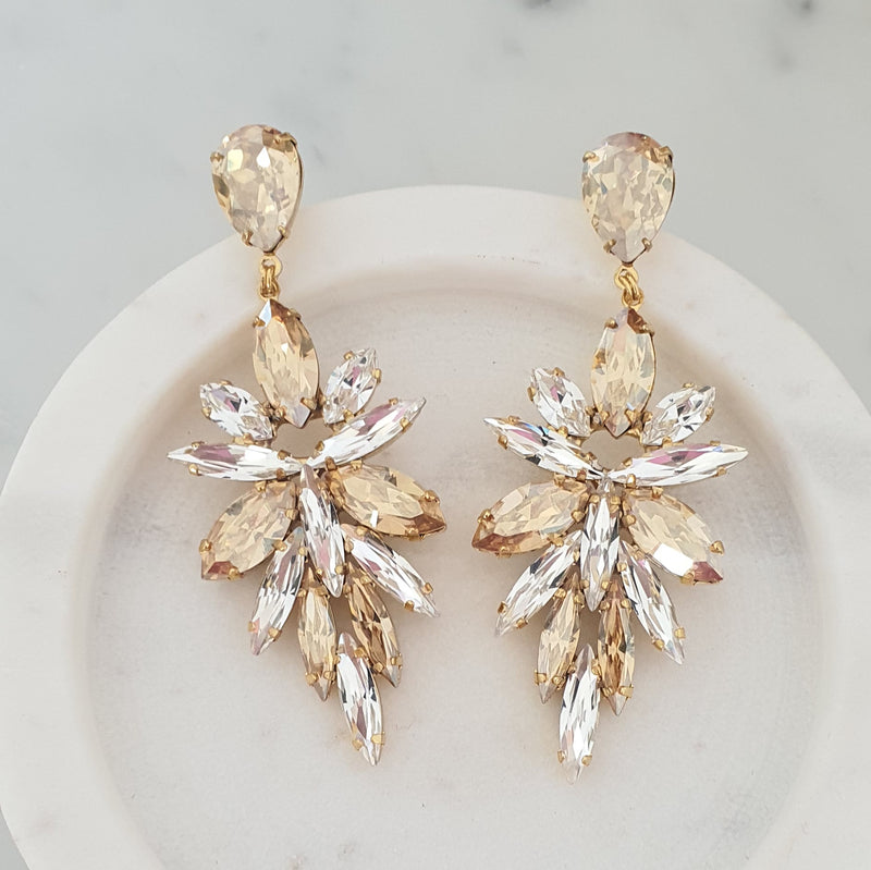 Sephora Gold Statement Earring Drop