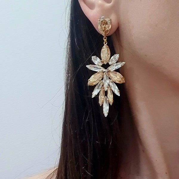 Sephora Gold Statement Earring Drop