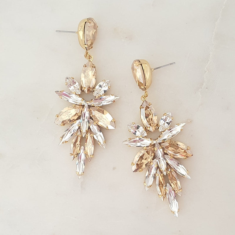 Sephora Gold Statement Earring Drop