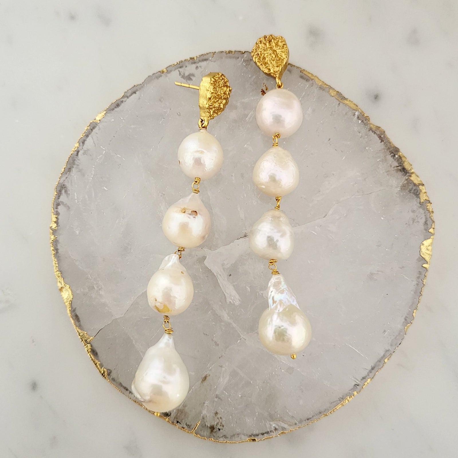 Real pearl earrings amazon clearance