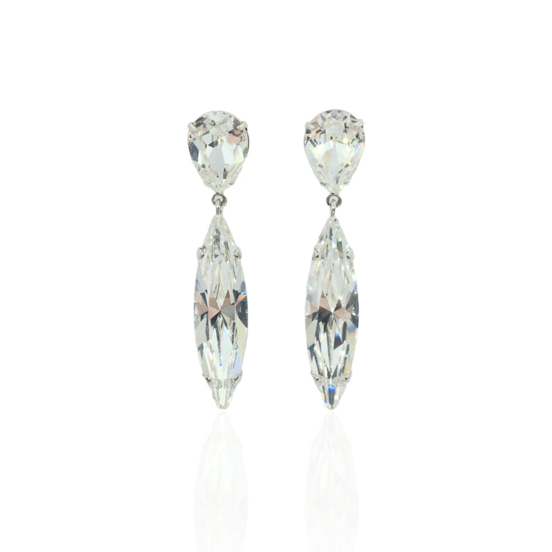 Jolie Sphinx Earrings - Swarovski Crystal