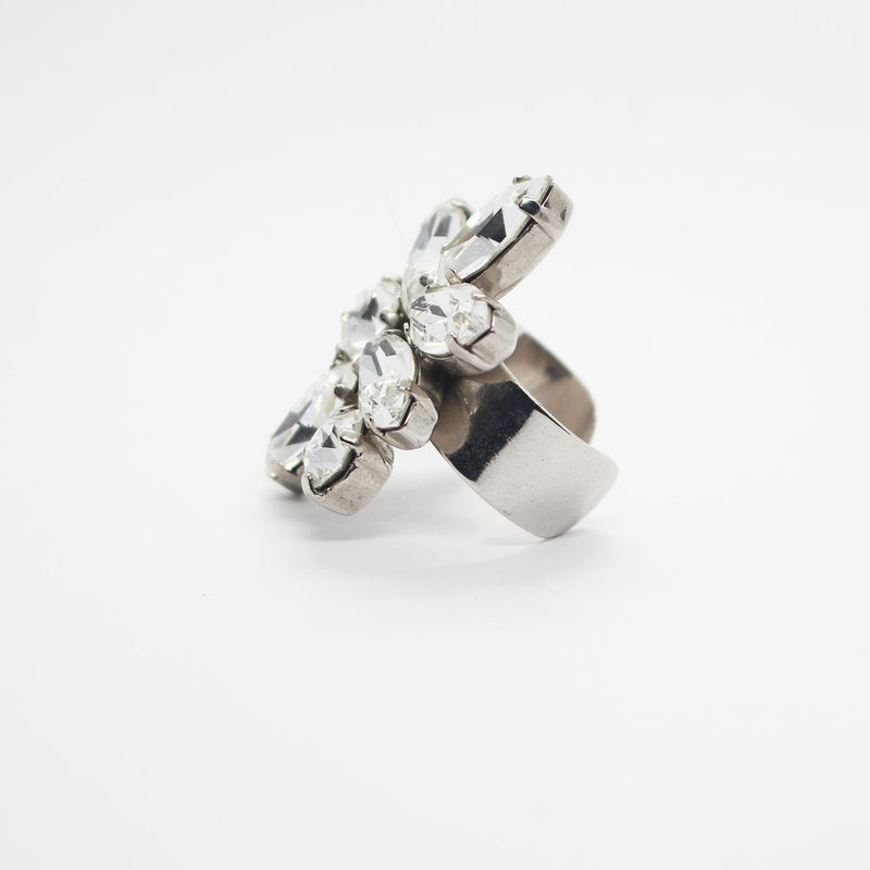 Jen Large Ring - Crystal