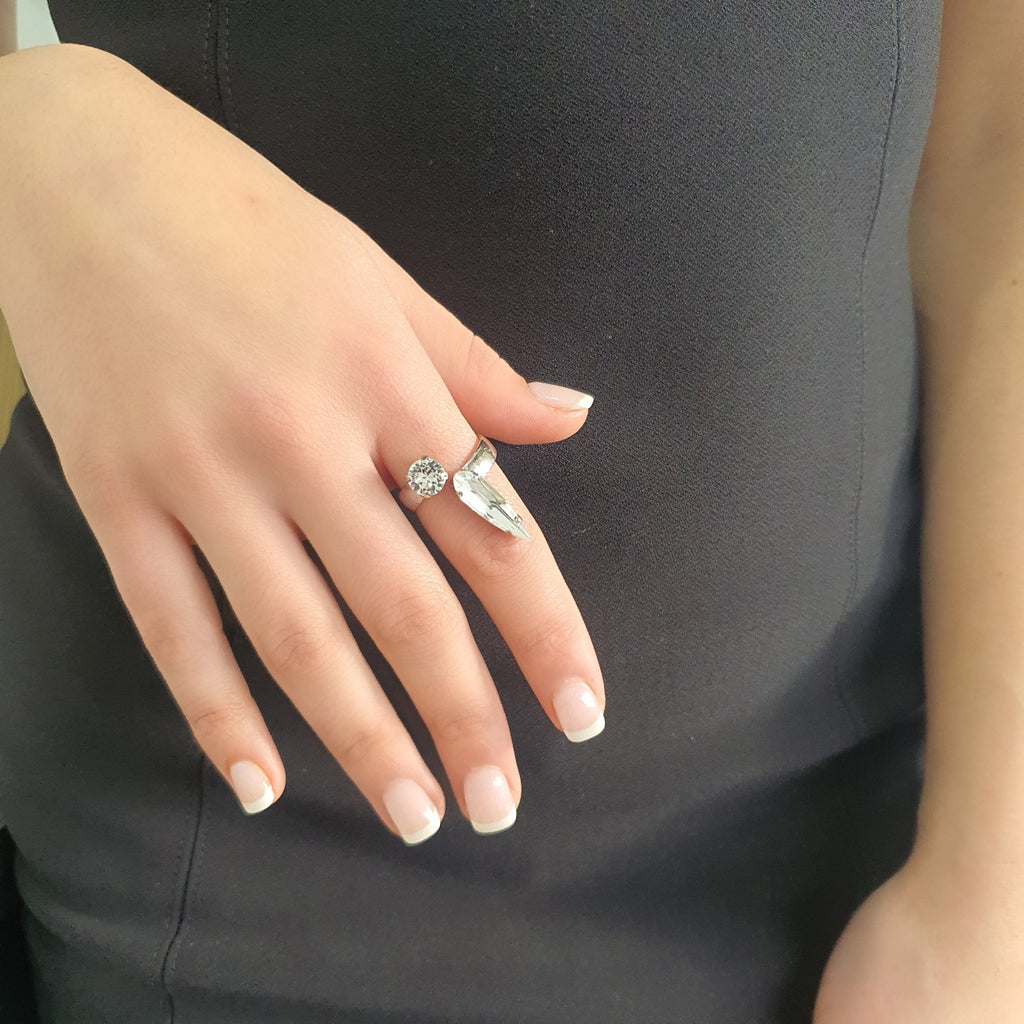 Raindrop cheap wedding ring